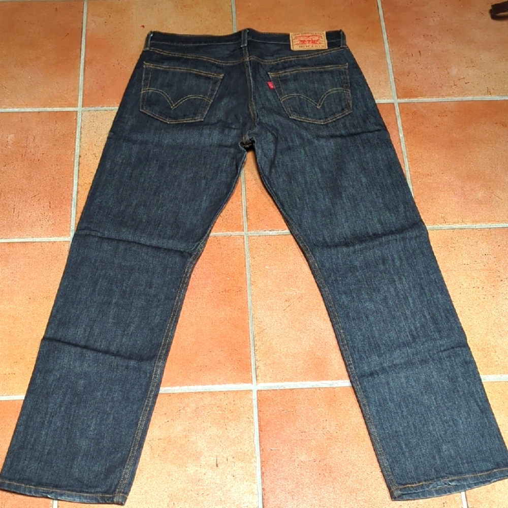 Levi's Men's Black 501 XX Straight Jeans